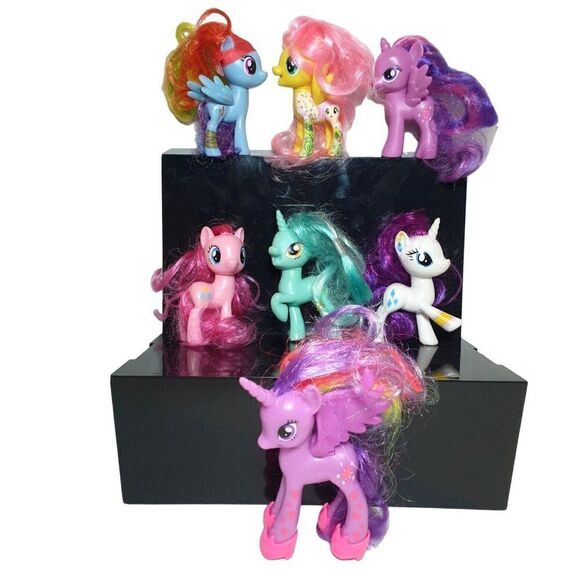 My Little Pony Doll Figure Assorted Bundle of 7 MLP Playset Lot - Picture 1 of 5